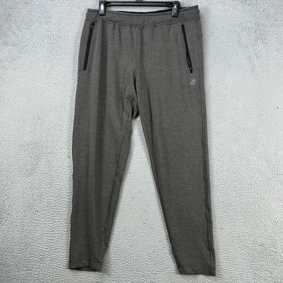 Eddie Bauer Motion Mens Knit Jogger Pants Medium Gray Performance Sweatpants NEW - Picture 4 of 9
